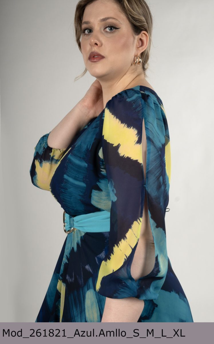 Vestidos de talla grande Celestina modelo 0226, vista 2