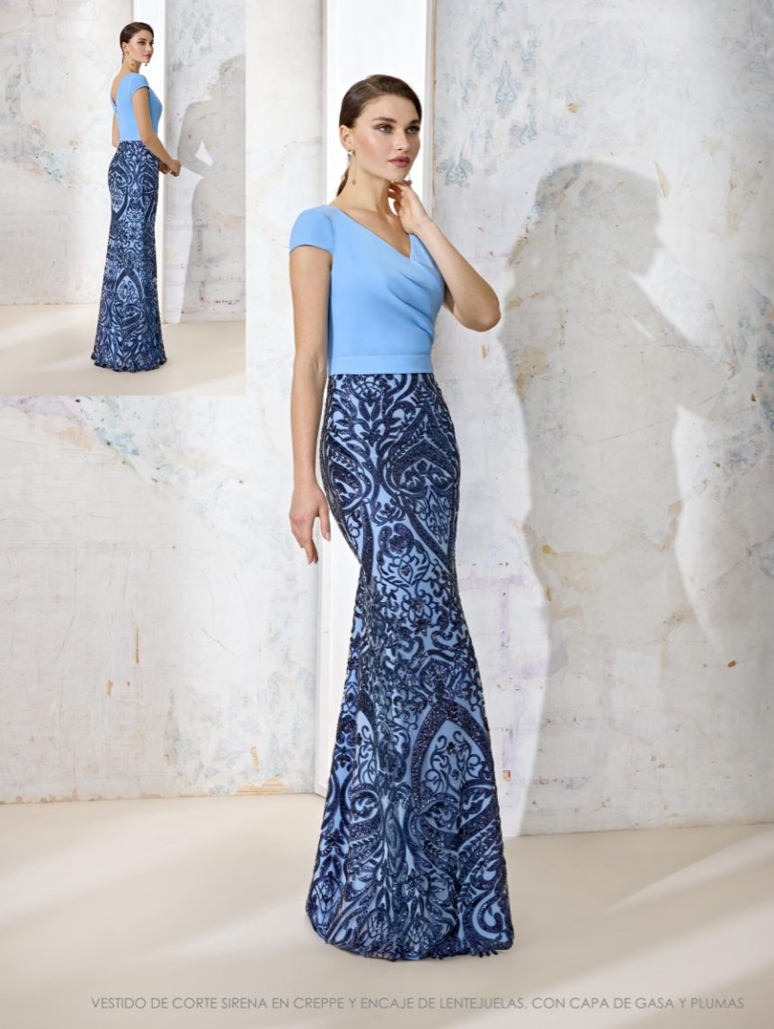 Vestidos de fiesta Raffaello modelo 0097, vista 2