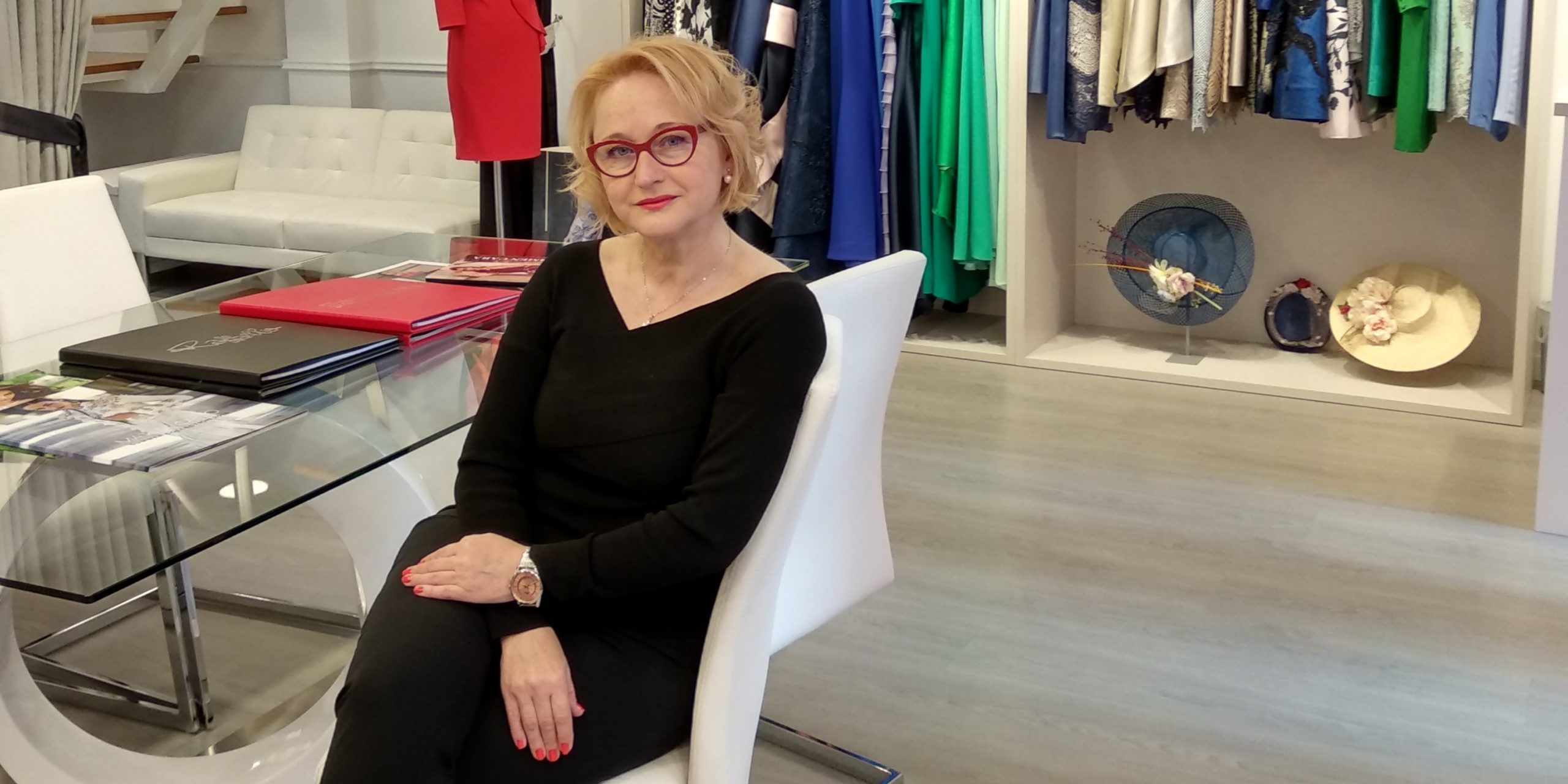 Hanna en su boutique de Alicante